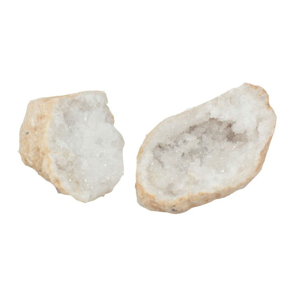 Mini White Quartz Crystal Geodes for Sale